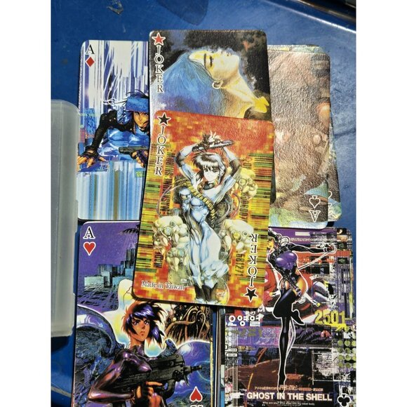 Ghost In The Shell Poker Playing Cards Vintage Rare 52 Cards + 2 Jokers - Picture 1 of 7